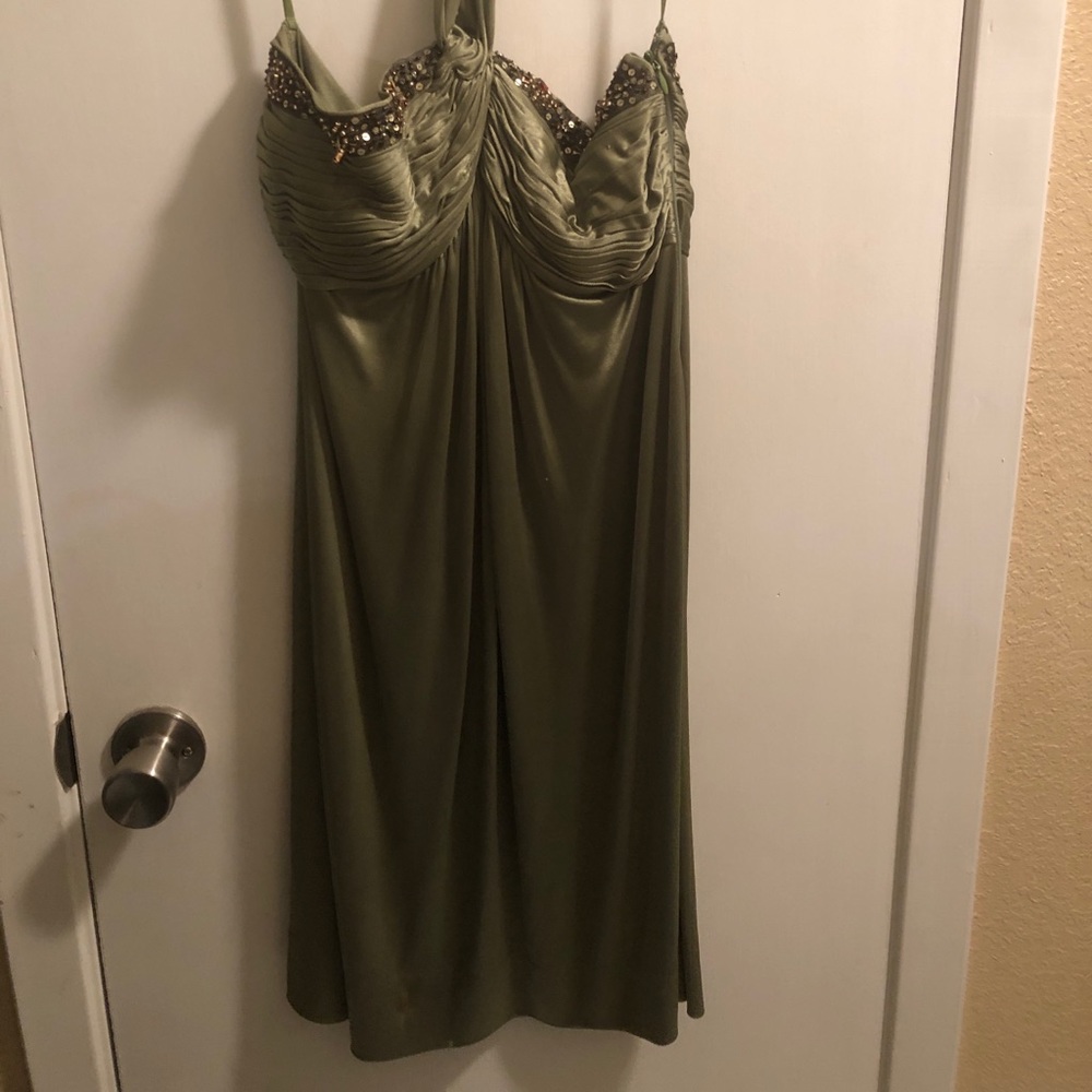 BCBG short halter dress